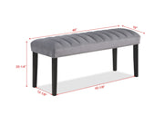 Pascal Black/Gray Marble - Top Dining Set - Gate FurnitureDining Room Set