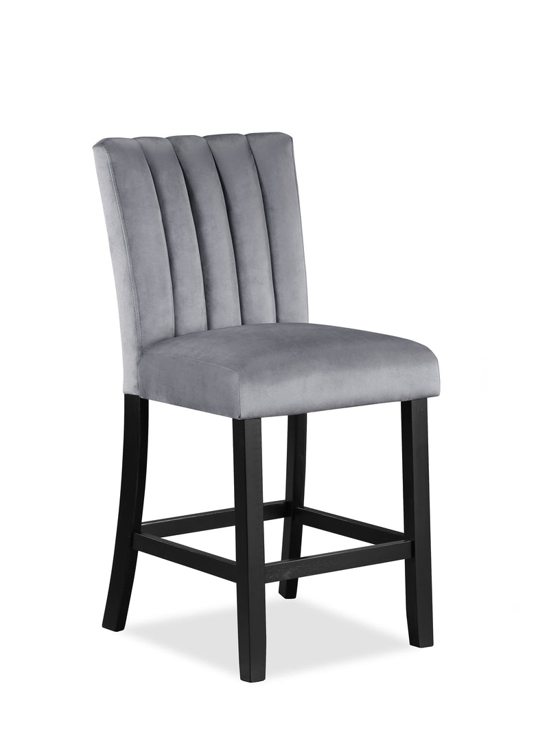 Pascal Black/Gray Square Counter Height Dining Set - Gate FurnitureCounter Height Set