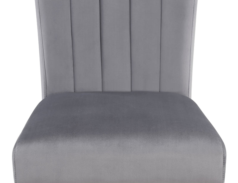 Pascal Gray/White Marble - Top Dining Set - Gate FurnitureDining Room Set