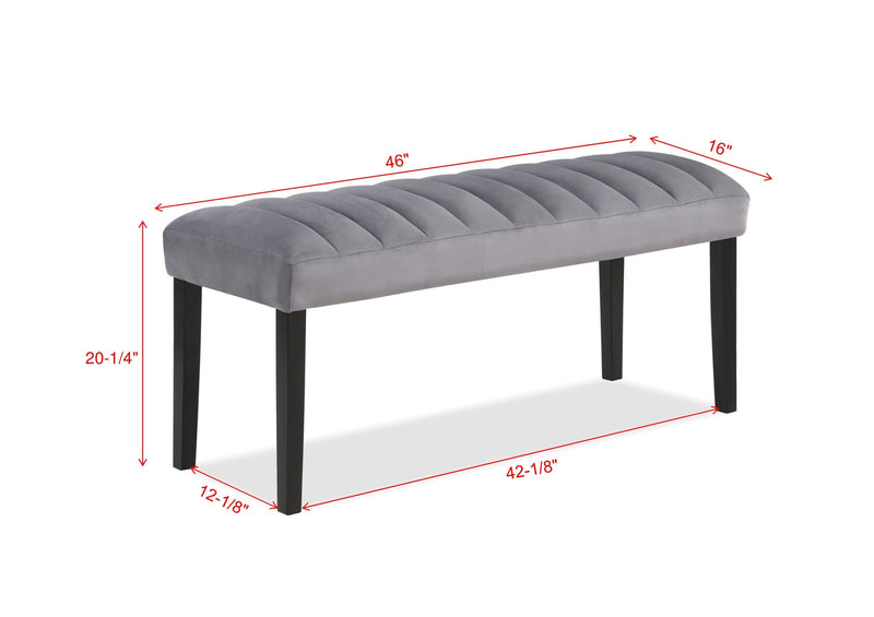 Pascal Gray/White Marble - Top Dining Set - Gate FurnitureDining Room Set