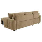Pastrana Upholstered Sleeper Sectional Sofa LAF Chaise Camel - 500358