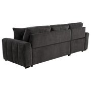 Pastrana Upholstered Sleeper Sectional Sofa LAF Chaise Grey - 500349