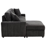 Pastrana Upholstered Sleeper Sectional Sofa LAF Chaise Grey - 500349