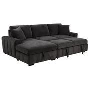Pastrana Upholstered Sleeper Sectional Sofa LAF Chaise Grey - 500349