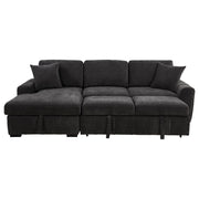 Pastrana Upholstered Sleeper Sectional Sofa LAF Chaise Grey - 500349