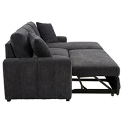 Pastrana Upholstered Sleeper Sectional Sofa RAF Chaise Grey - 500359