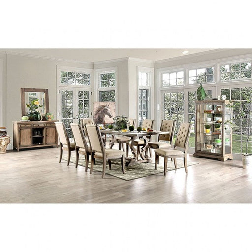 Patience Rustic Natural Tone/Beige Dining Table - CM3577T-TABLE