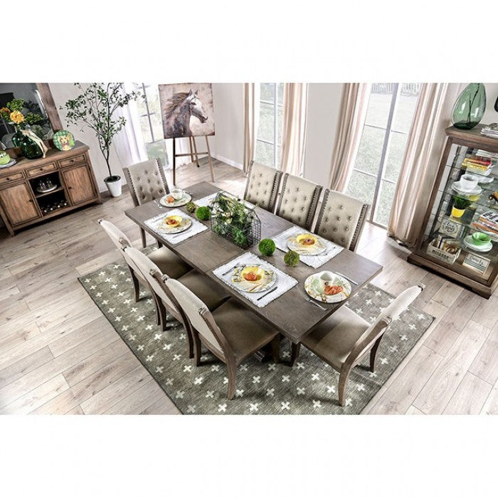 Patience Rustic Natural Tone/Beige Dining Table - CM3577T-TABLE