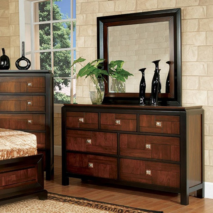 Patra Acacia/Walnut Mirror - CM7152M