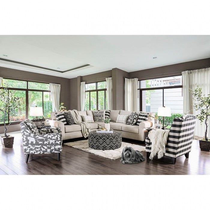 Patricia Black/Pattern Ottoman - SM8171-OT