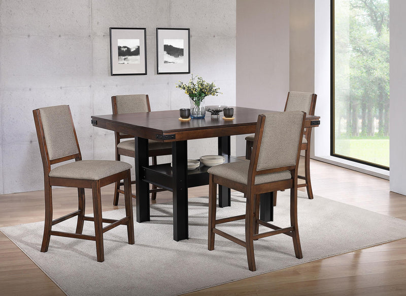 Patterson 5-piece Counter Height Dining Set Mango Oak  - 108888-S5