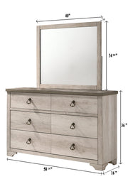 Patterson Driftwood Panel Bedroom Set - Gate FurnitureBedroom Set
