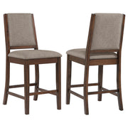Patterson Upholstered Counter Chair Mango Oak (Set of 2) - 108889