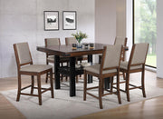 Patterson Upholstered Counter Chair Mango Oak (Set of 2) - 108889