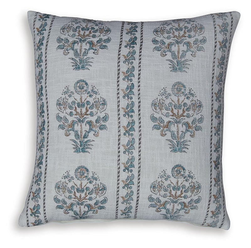 Paulmour Ivory/Green/Brown Pillow - A1001105P