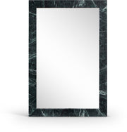 Pavia Genuine Marble Frame Mirror in Green - 66086Green-M