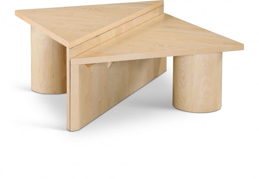 Pavillion Oak Veneer Coffee Table in Natural - 99003Natural-CT