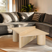Pavillion Oak Veneer Coffee Table in Natural - 99003Natural-CT