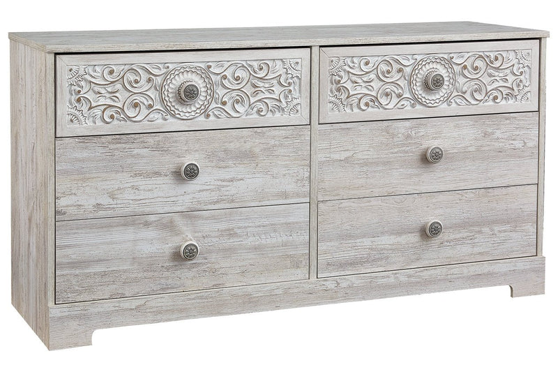 Paxberry Whitewash Dresser - EB1811-131 - Gate Furniture