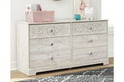Paxberry Whitewash Dresser - EB1811-131 - Gate Furniture