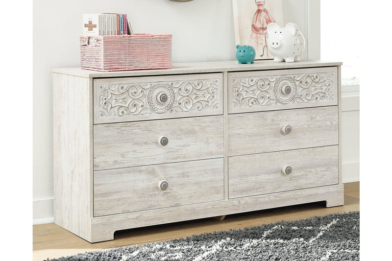 Paxberry Whitewash Dresser - EB1811-131 - Gate Furniture