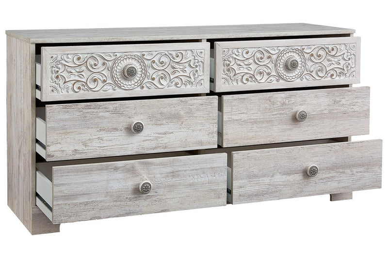 Paxberry Whitewash Dresser - EB1811-131 - Gate Furniture