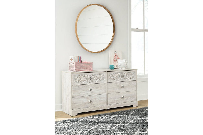 Paxberry Whitewash Dresser - EB1811-131 - Gate Furniture