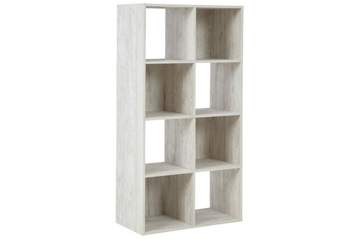 Paxberry Whitewash Eight Cube Organizer - Gate FurnitureBookcases