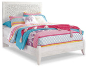 Paxberry Whitewash Full Panel Bed, Chest and Nightstand - B181B22