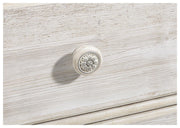 Paxberry Whitewash Full Panel Bed, Chest and Nightstand - B181B22