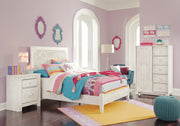 Paxberry Whitewash Full Panel Bed, Chest and Nightstand - B181B22