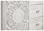 Paxberry Whitewash Full Panel Bed, Chest and Nightstand - B181B22