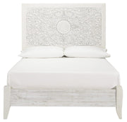 Paxberry Whitewash Full Panel Bed - Gate FurnitureFull Bed
