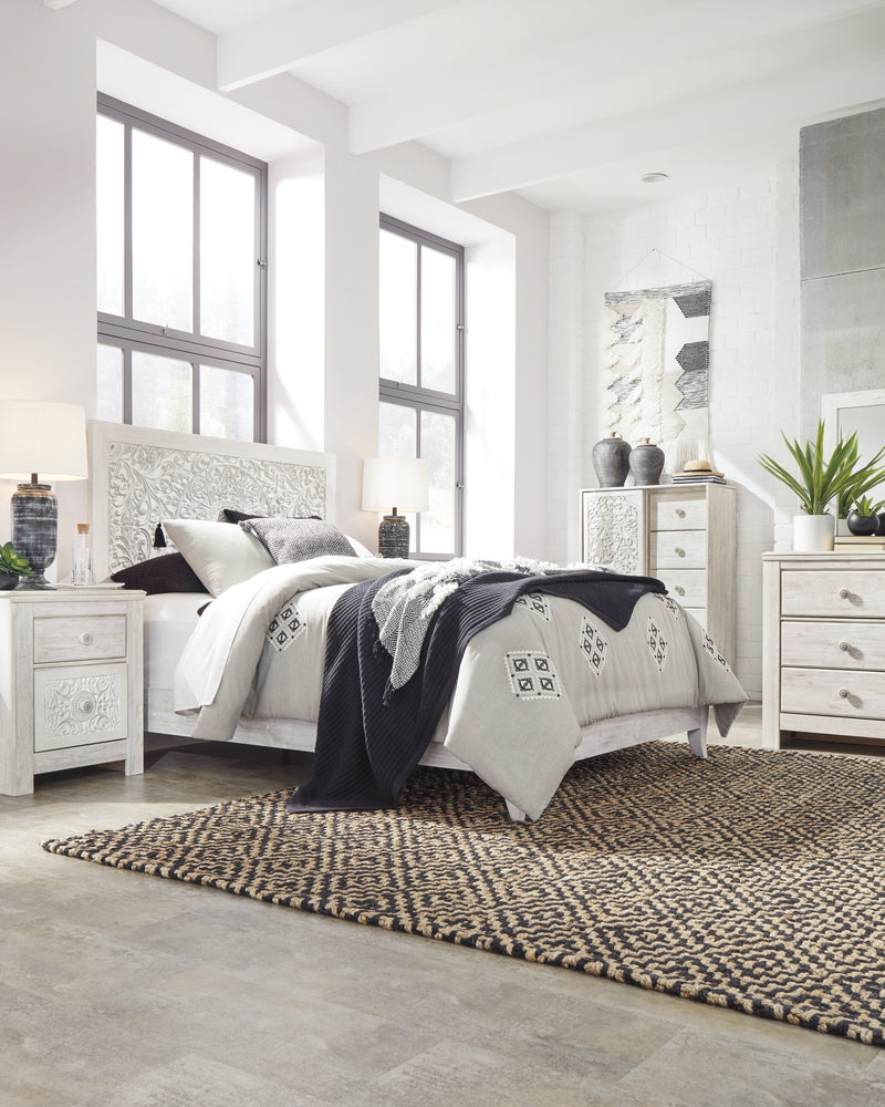 Paxberry Whitewash Panel Bedroom Set - Gate FurnitureBedroom Set