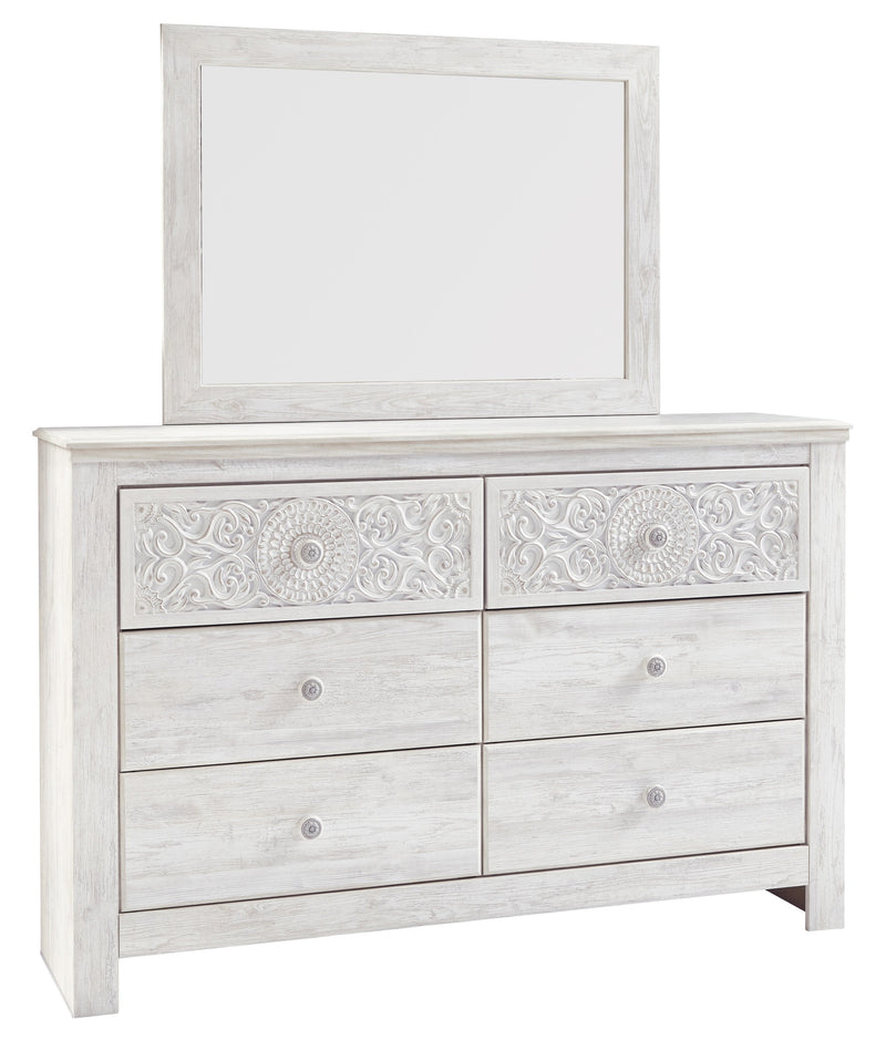 Paxberry Whitewash Panel Bedroom Set - Gate FurnitureBedroom Set