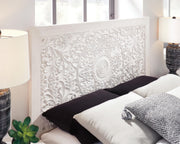 Paxberry Whitewash Queen Panel Bed, Chest and Nightstand - B181B28