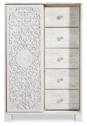 Paxberry Whitewash Queen Panel Bed, Chest and Nightstand - B181B28