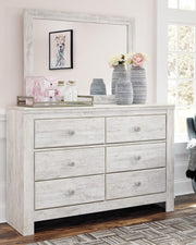 Paxberry Whitewash Twin Panel Bed, Chest and Nightstand - B181B24