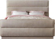 Paxton Chenille Fabric Full Bed (3 Boxes) Beige - PaxtonBeige-F