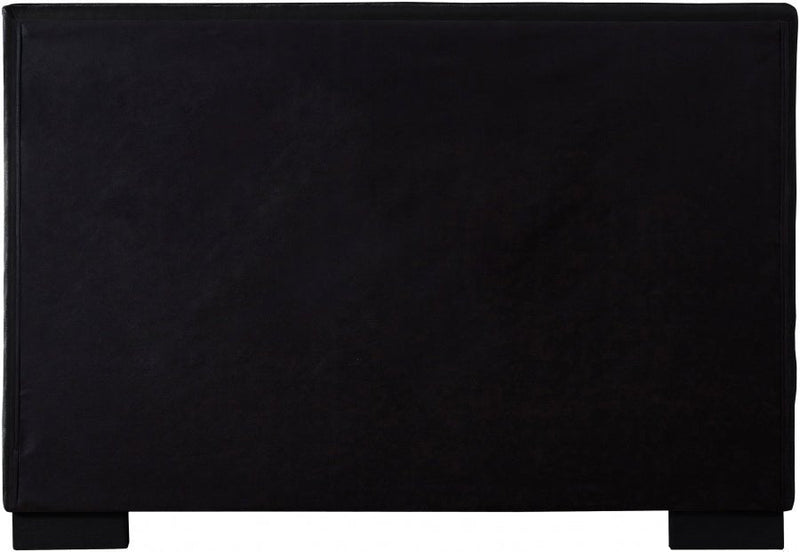 Paxton Chenille Fabric Full Bed (3 Boxes) Black - PaxtonBlack-F