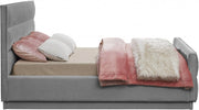 Paxton Chenille Fabric Full Bed (3 Boxes) Grey - PaxtonGrey-F