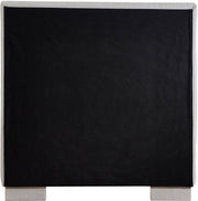 Paxton Chenille Fabric Twin Bed (3 Boxes) Cream - Gate FurnitureTwin Bed