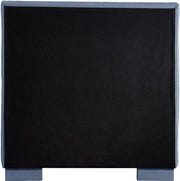 Paxton Chenille Fabric Twin Bed (3 Boxes) Light Blue - Gate FurnitureTwin Bed