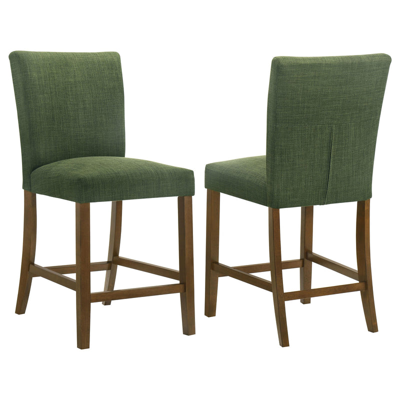 Paxton Upholstered Counter Height Dining Chair Green (Set of 2) - 122179GRN