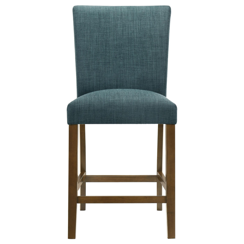 Paxton Upholstered Counter Height Dining Chair Teal Blue (Set of 2) - 122179TLB