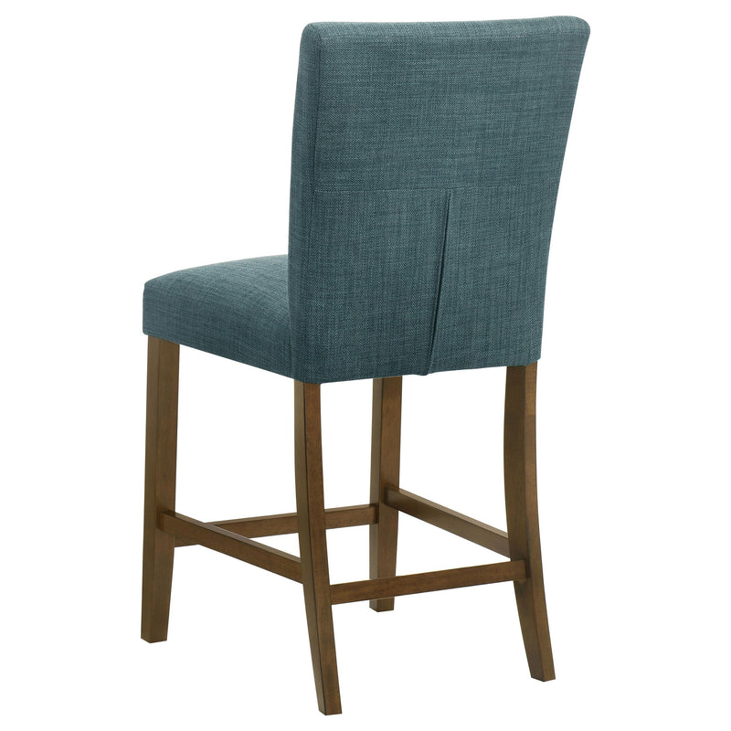 Paxton Upholstered Counter Height Dining Chair Teal Blue (Set of 2) - 122179TLB