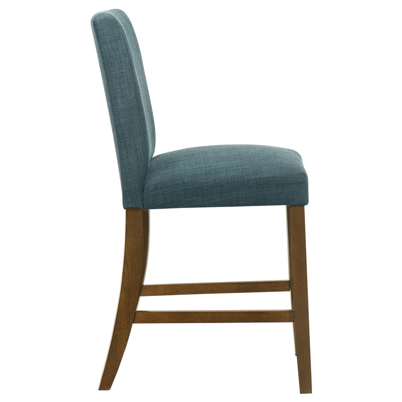 Paxton Upholstered Counter Height Dining Chair Teal Blue (Set of 2) - 122179TLB