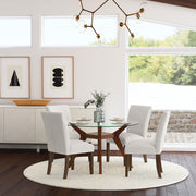 Paxton Upholstered Dining Side Chair Beige (Set of 2) - 106412