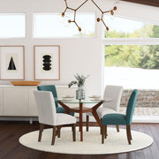 Paxton Upholstered Dining Side Chair Beige (Set of 2) - 106412