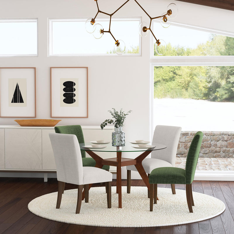 Paxton Upholstered Dining Side Chair Beige (Set of 2) - 106412